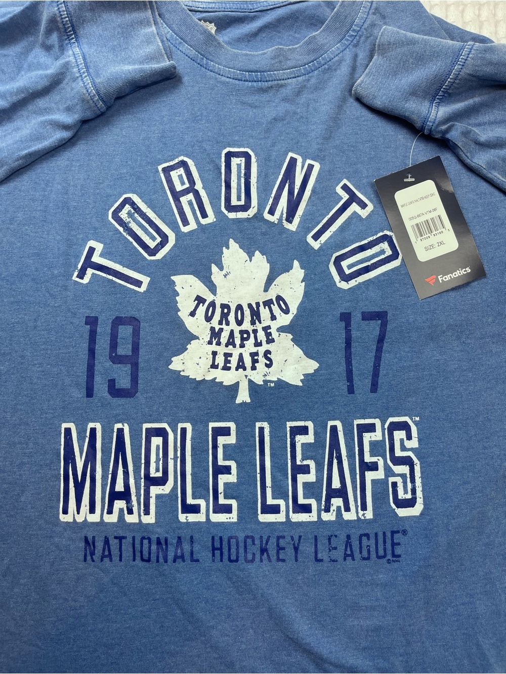 Toronto Maple Leafs Fanatics Long Sleeve Shirt Men’s 2XL NWT